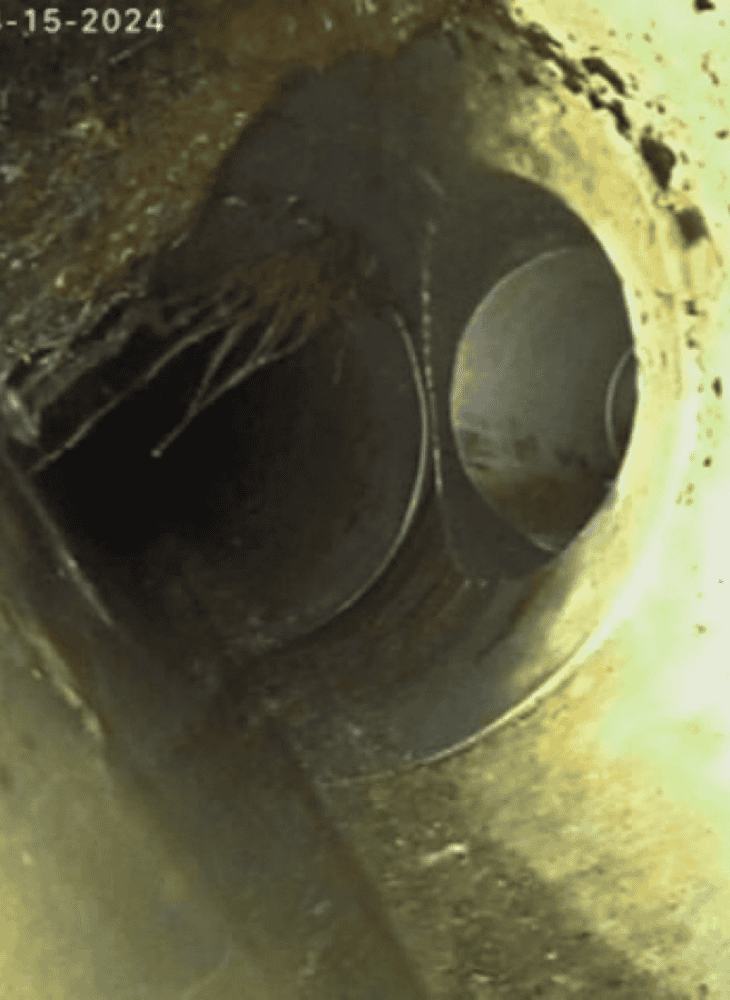 Sewer junction pipe relining in Logan